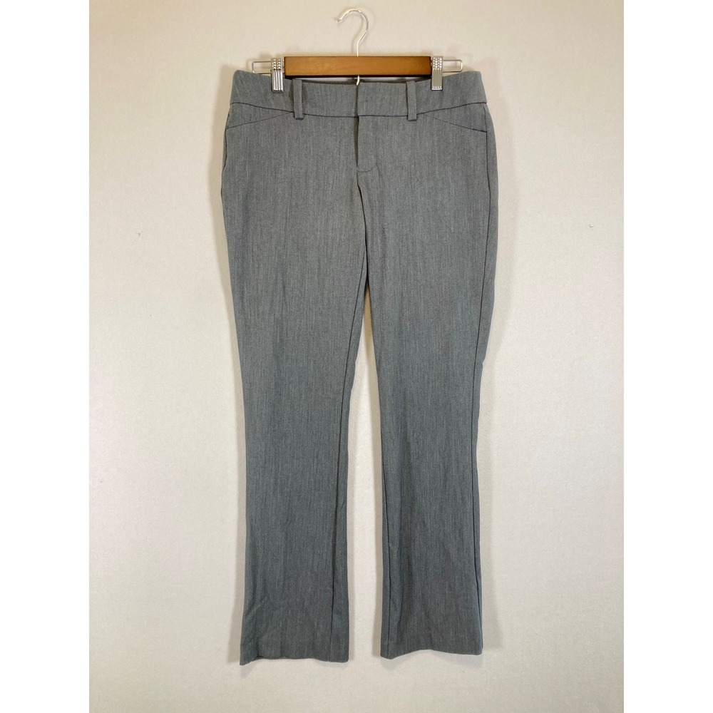 Professional Merona Women 4 Gray Modern Fit Stretch Bootcut Dress Pants Workwear